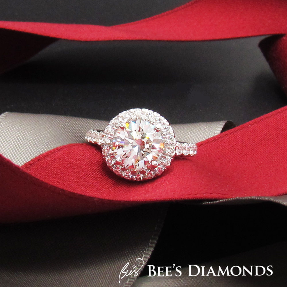 Bespoke diamond engagement ring Hong Kong